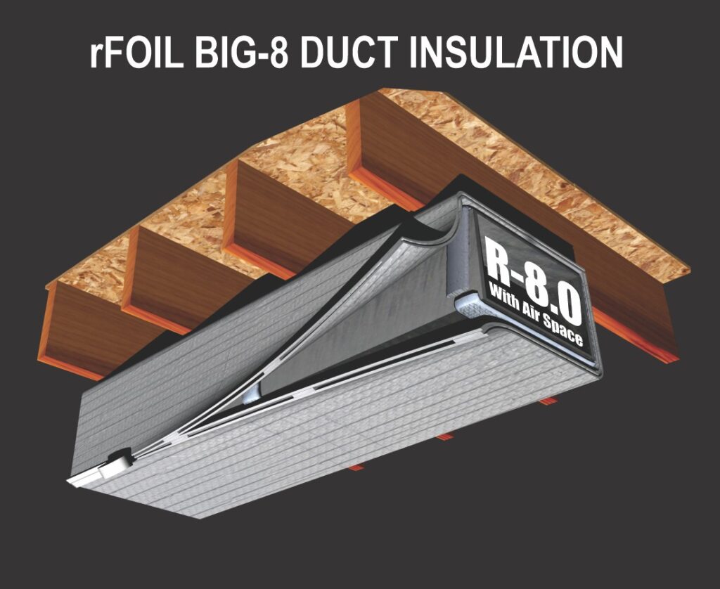 r-8 reflective duct insulation, Big 8 by rFoil